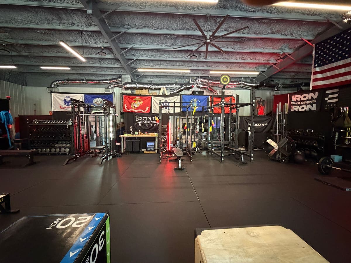 Racks and strength floor